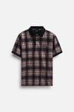 Áo Polo Black Red Checked Mix
