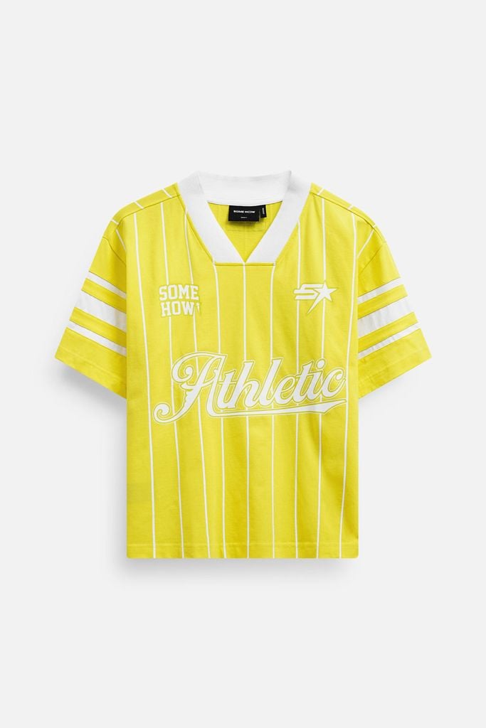  Áo Thun Boxy Athletic Stripes 