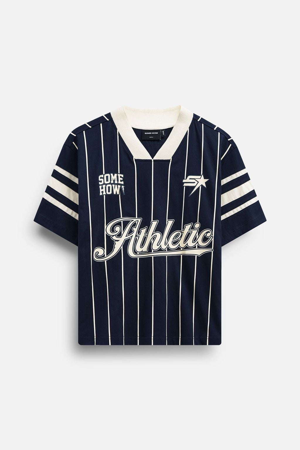 Áo Thun Boxy Athletic Stripes