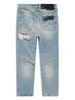 Quần Jean Straight Checked Tropical