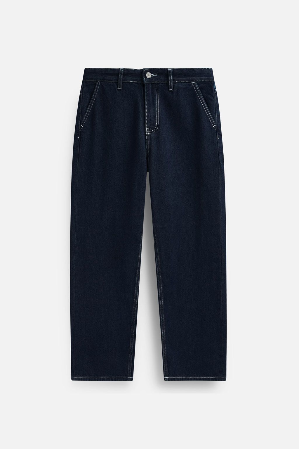 Quần Jean Straight Indigo Classic