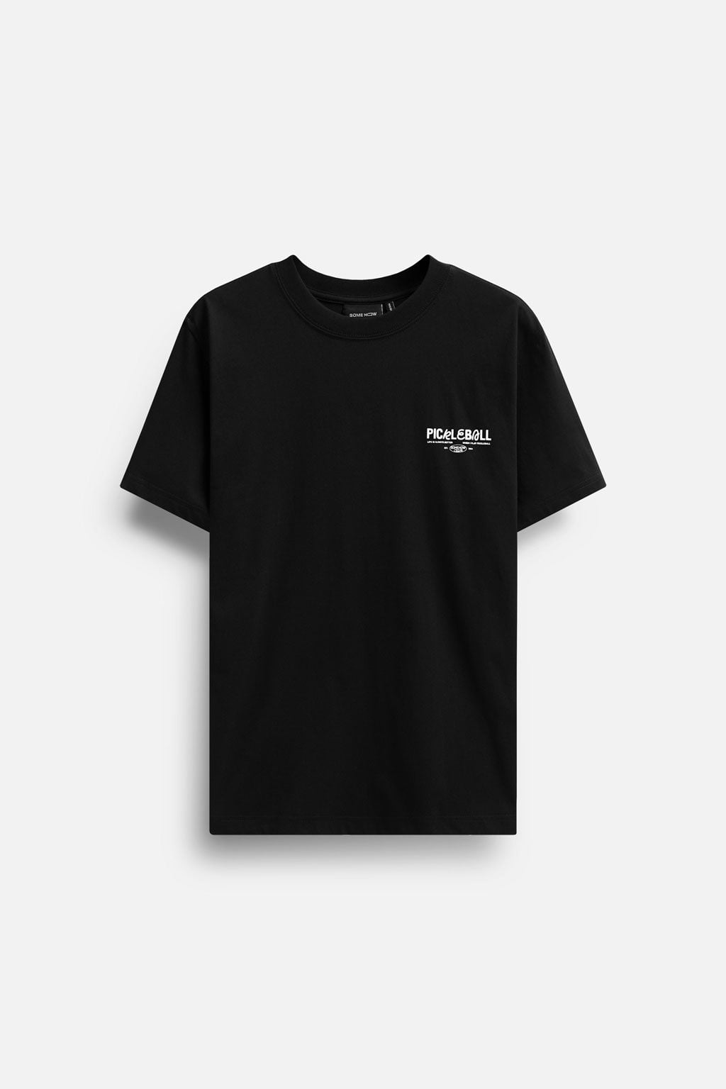 Áo Thun Pickleball Print Black
