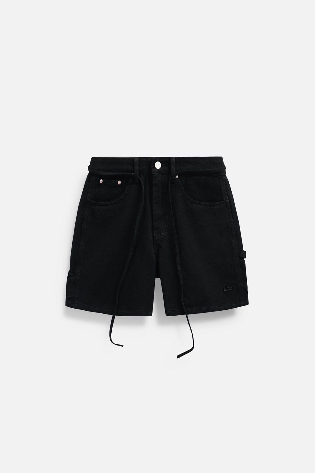 Quần Short Denim Straight Long String