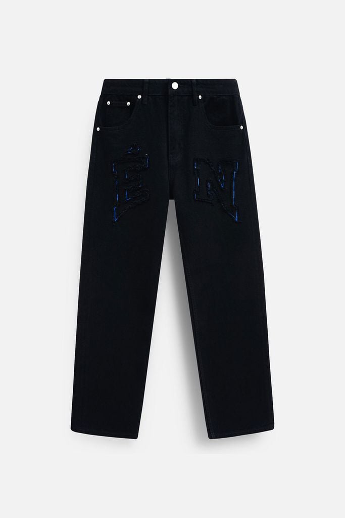  Quần Jean Straight Grand Words Black * Én Col 25 