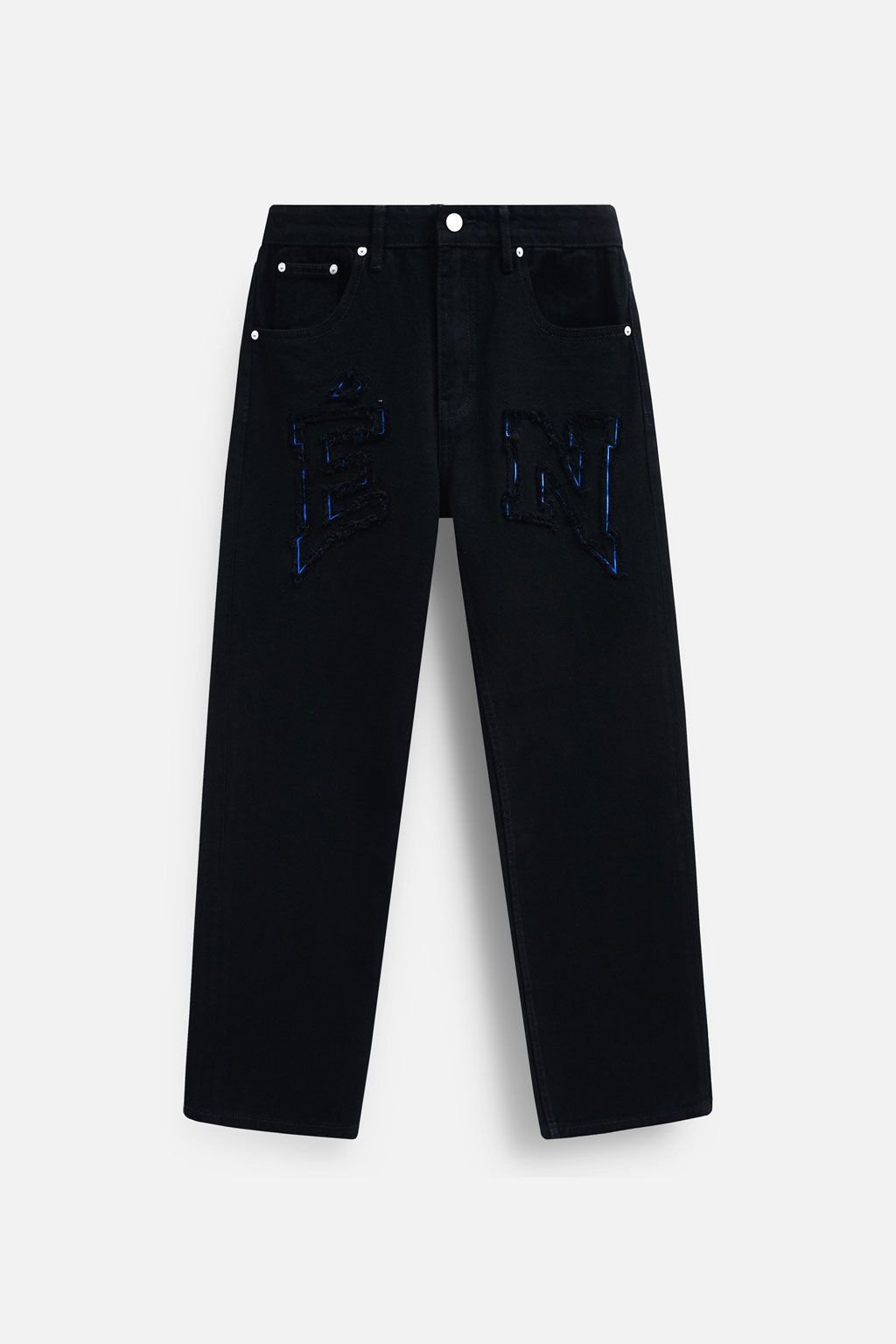 Quần Jean Straight Grand Words Black * Én Col 25