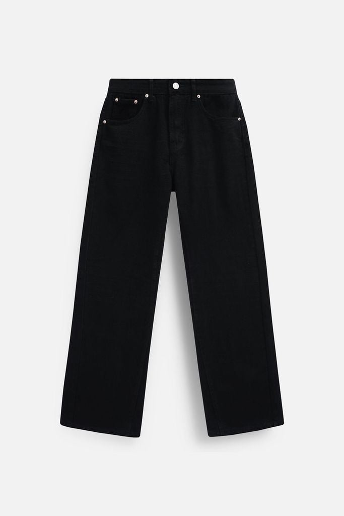  Quần Jean Flare Diagknee Black White 