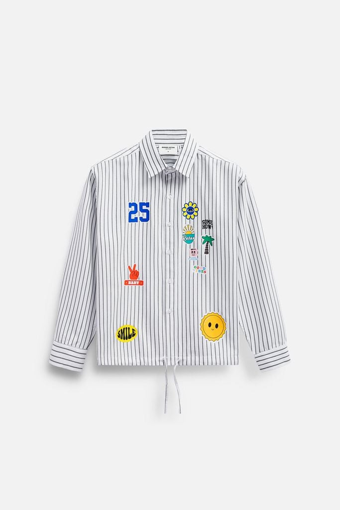  Áo Sơ Mi Stripes Athletic Boxy * Én Col 25 