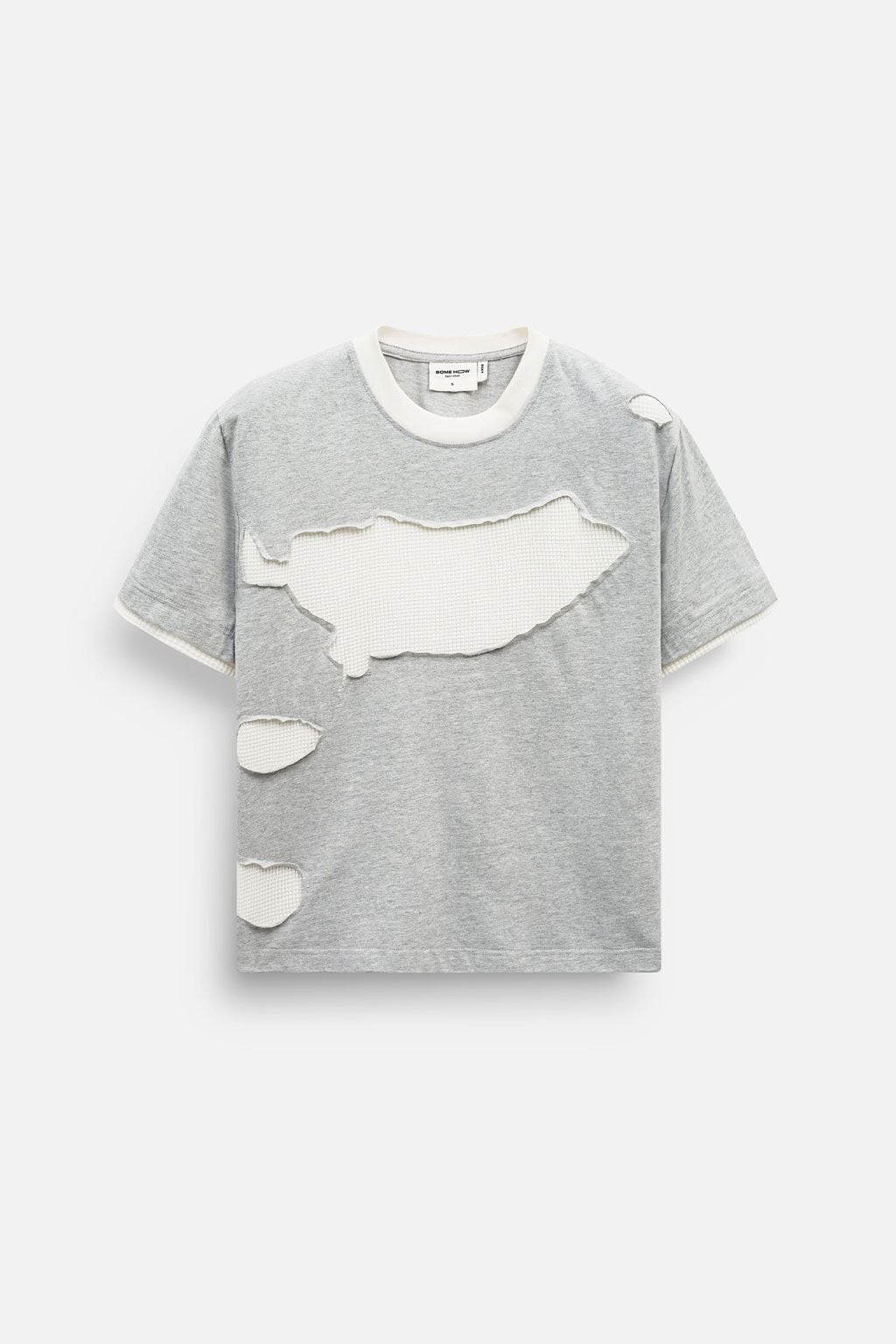 Set The Distressed T-shirt Short