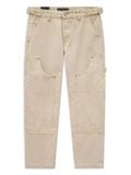 Quần Jean Straight Frontab Black Cream Camplife