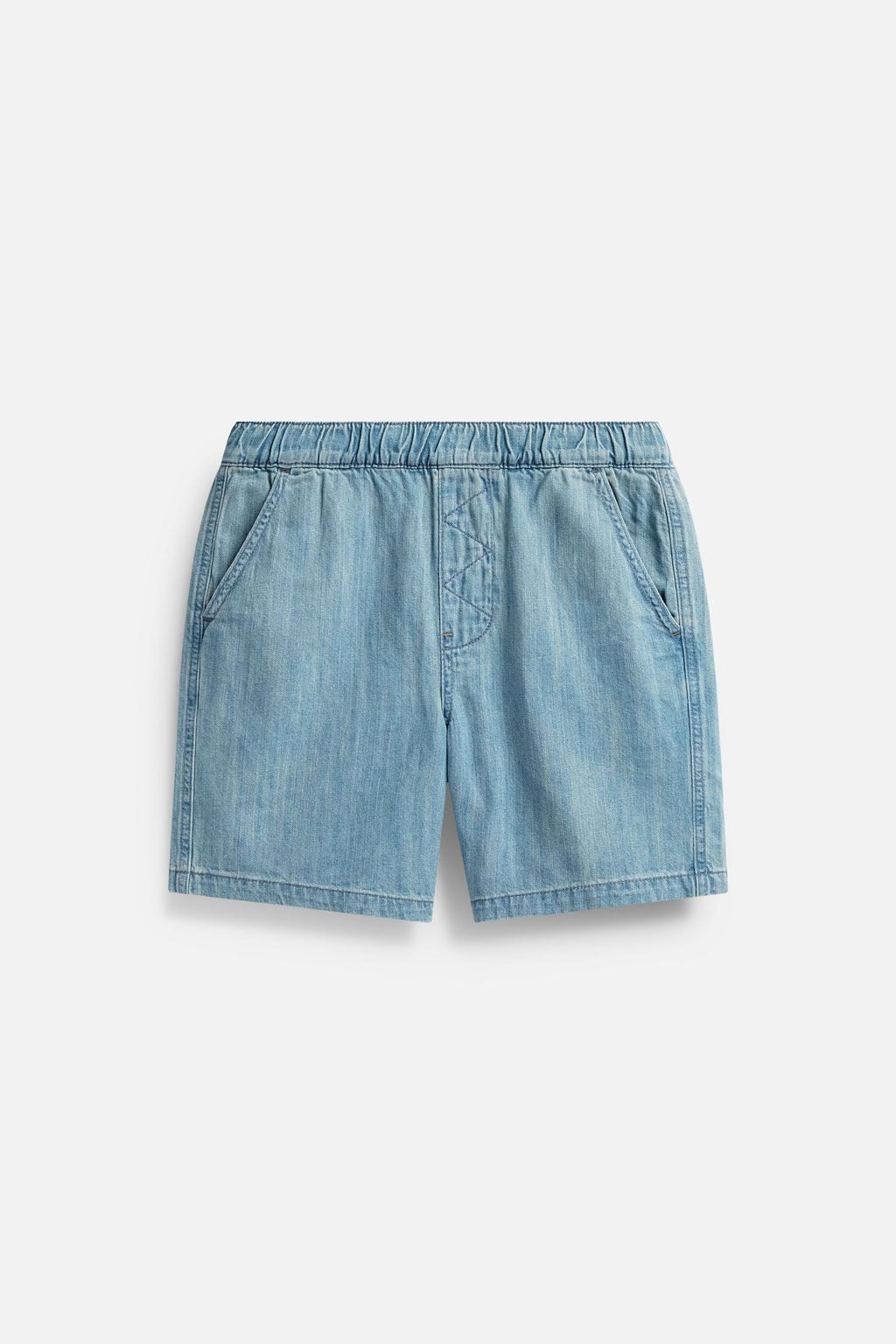 Quần Short Denim White String