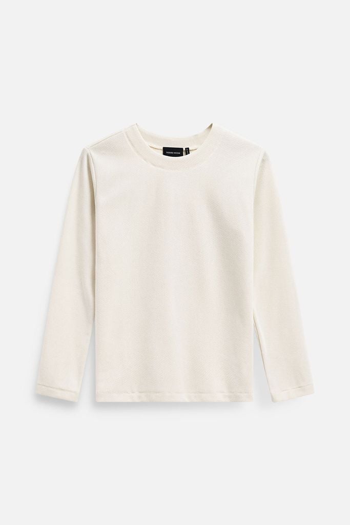  Áo Thun Tay Dài Slim Cream 