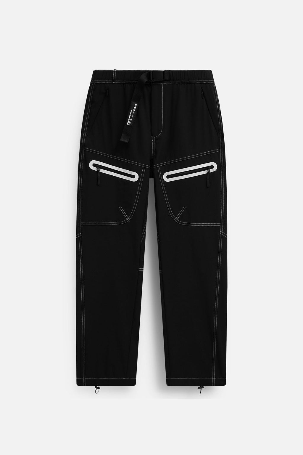 Jogger Relaxed Belt White Opening