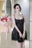 Đầm Ngắn Strappy Lacey Mini