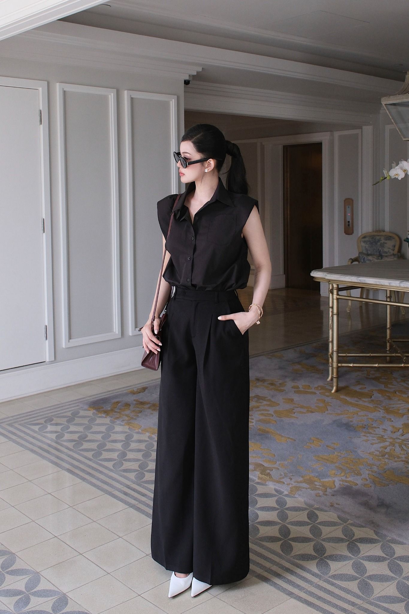 Áo Sơ Mi Sleeveless Loose