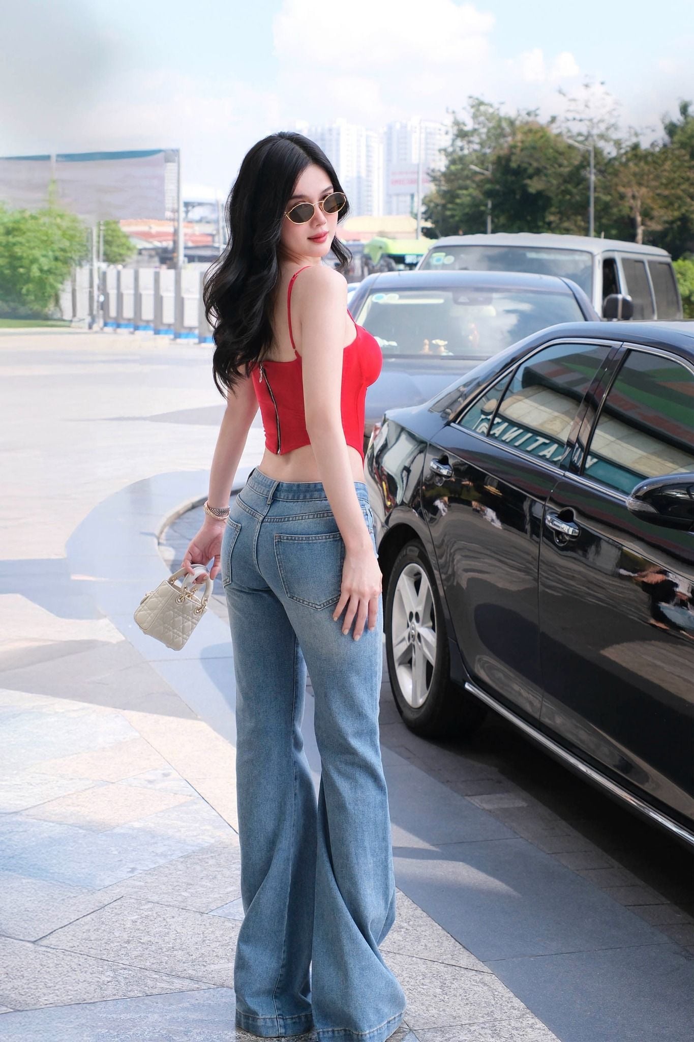 Quần Jean Low Rise Flare Style