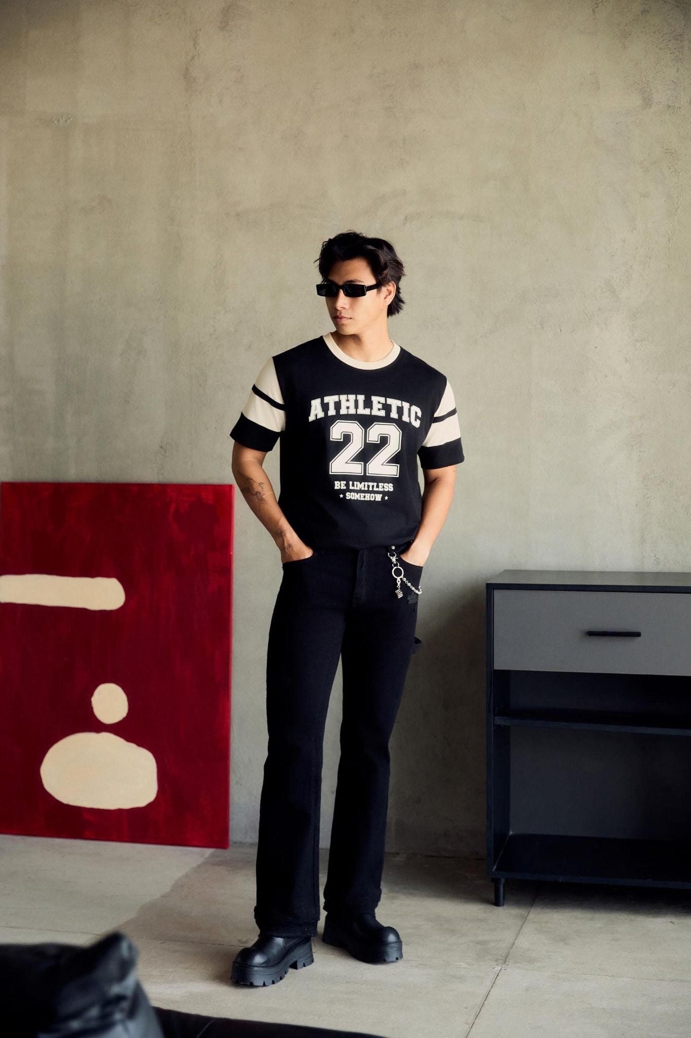  Áo Thun Sleeves Athletic No 22 