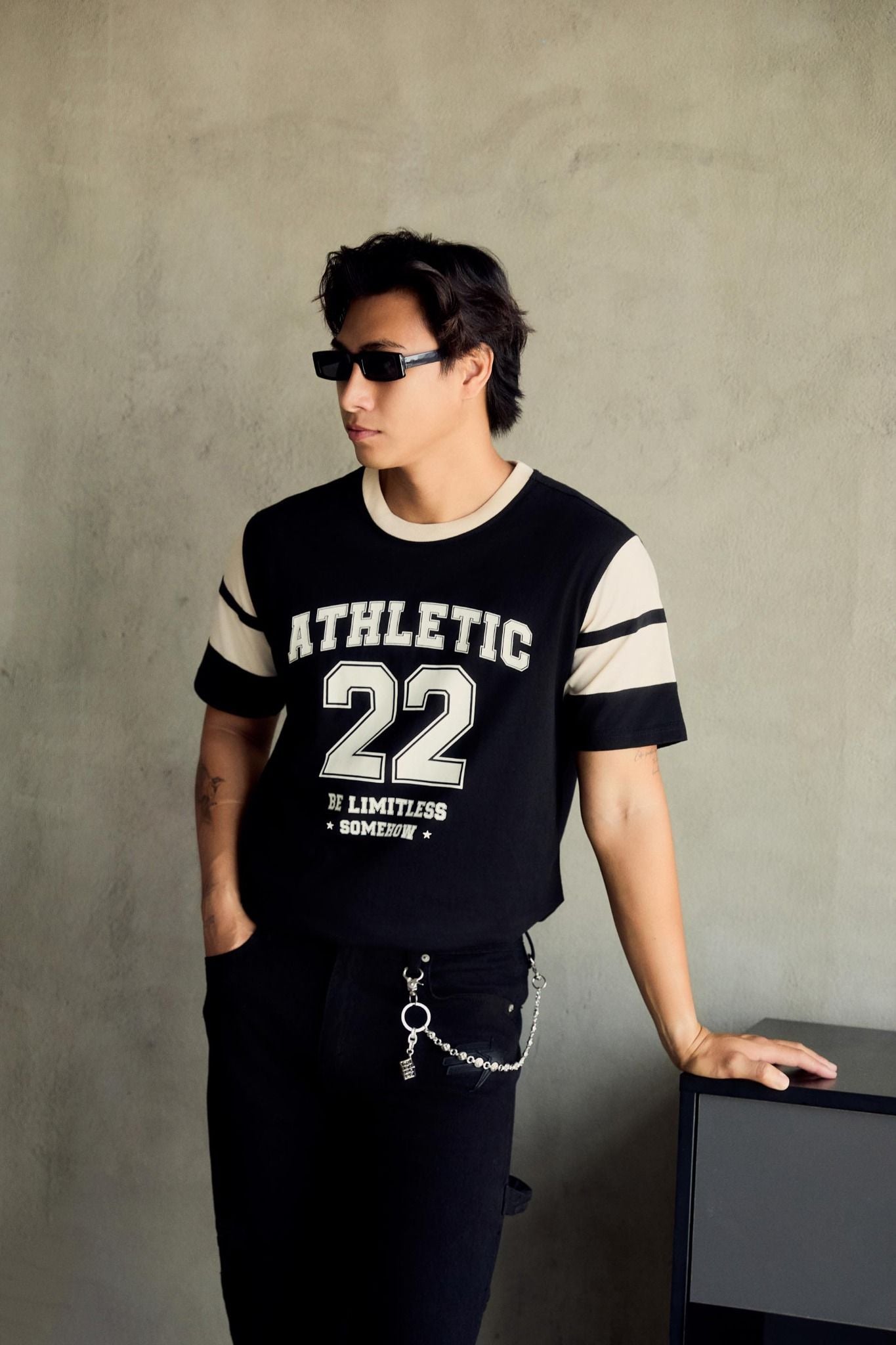  Áo Thun Sleeves Athletic No 22 