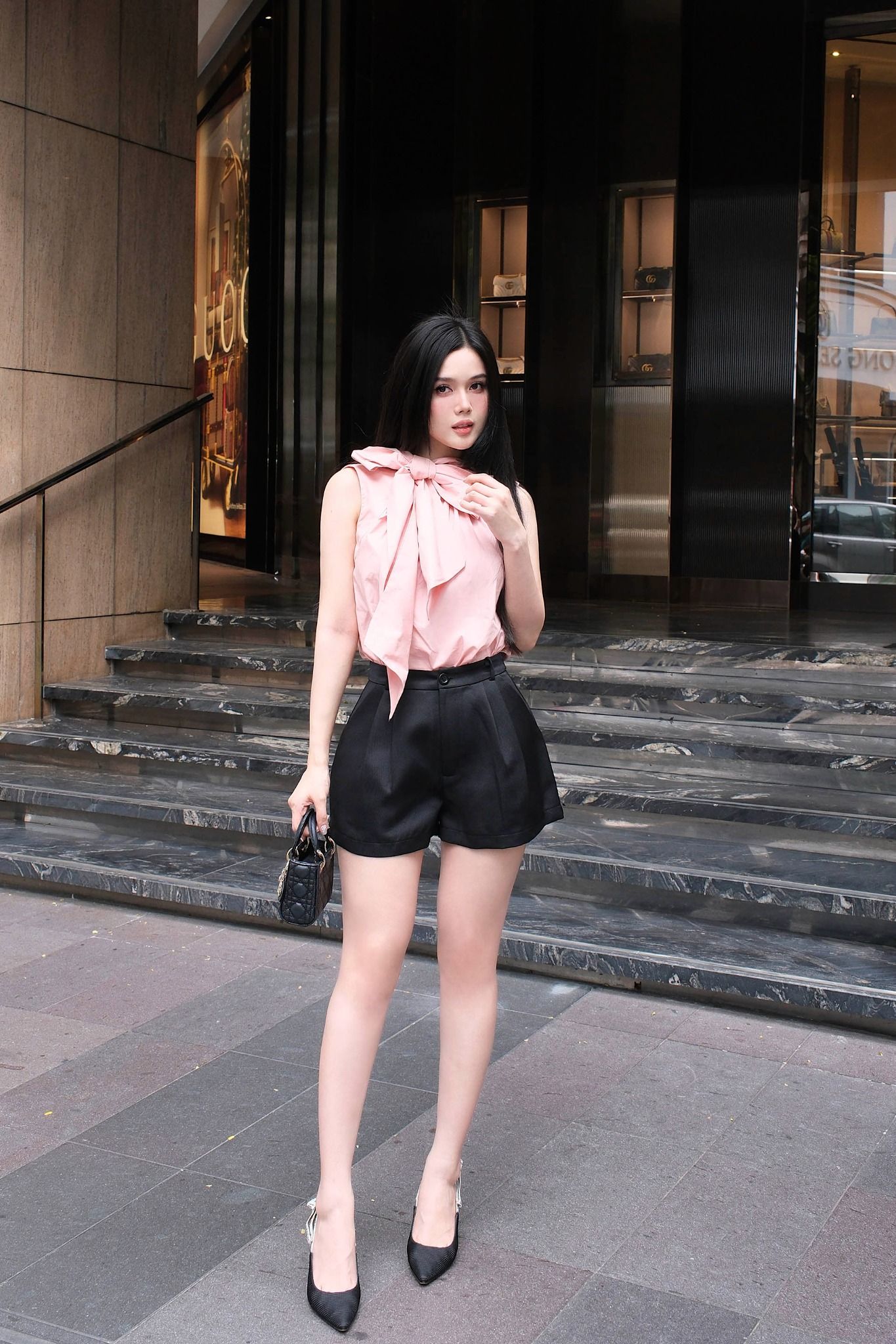 Áo Impress Bowtie Side