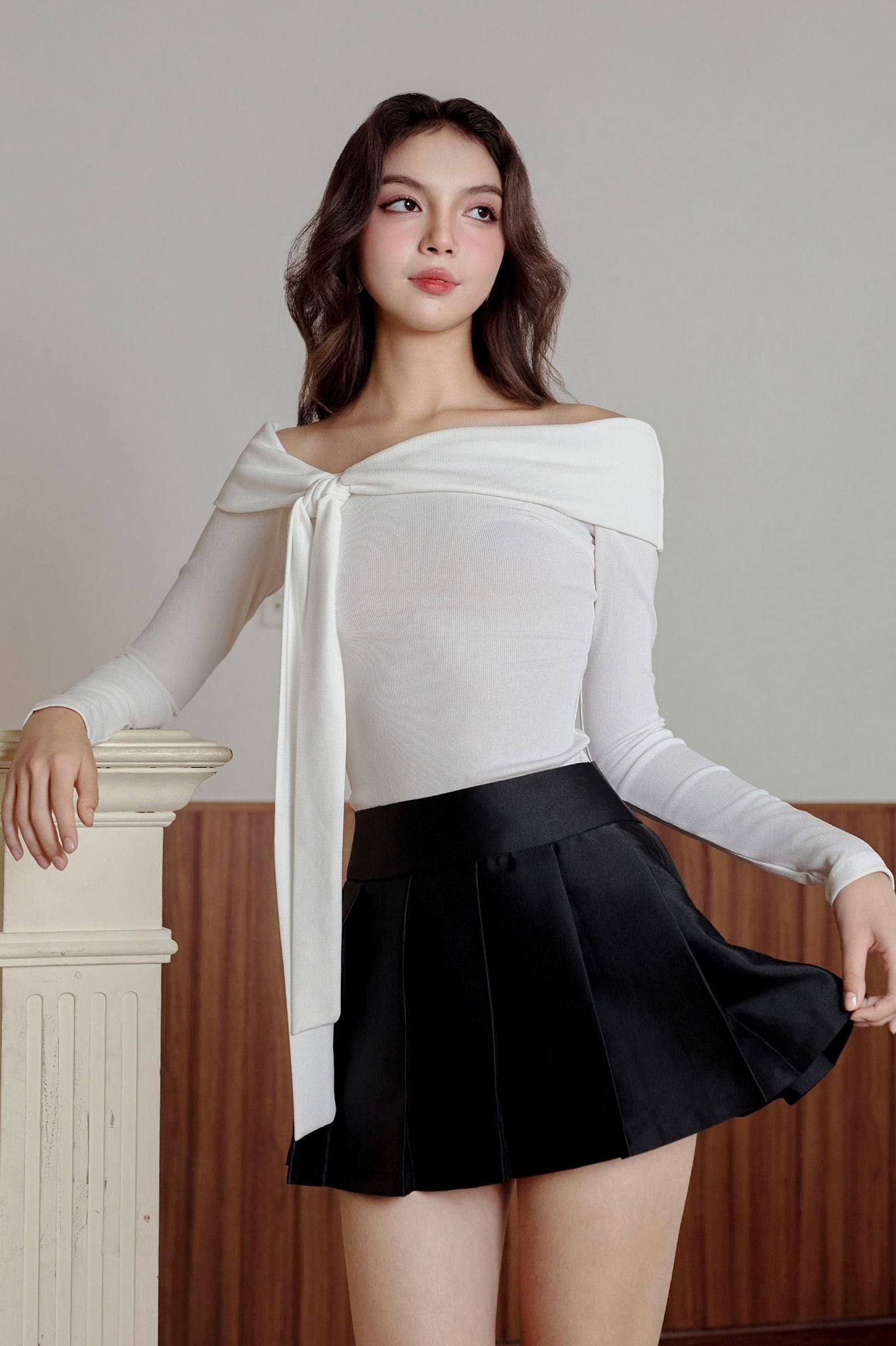 Chân Váy Ngắn Grand Pleat