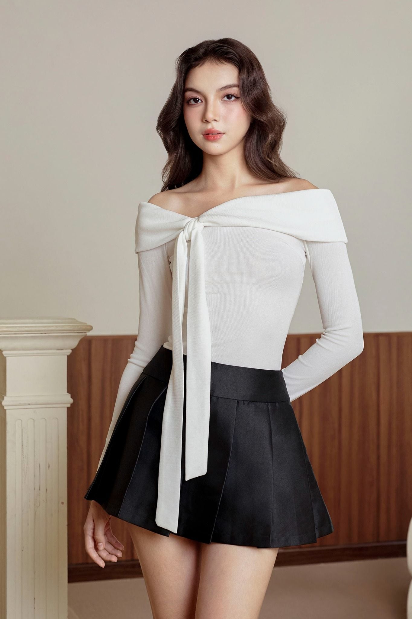 Chân Váy Ngắn Grand Pleat