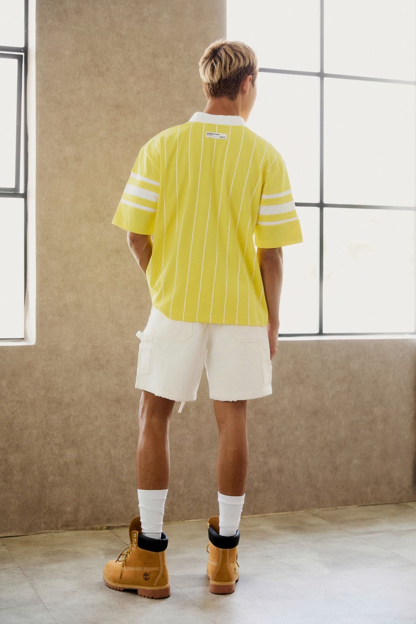 Quần Short Denim Straight Long String