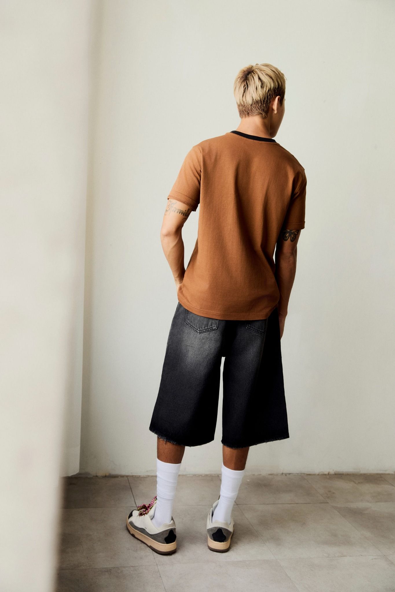 Quần Short Denim Bermuda