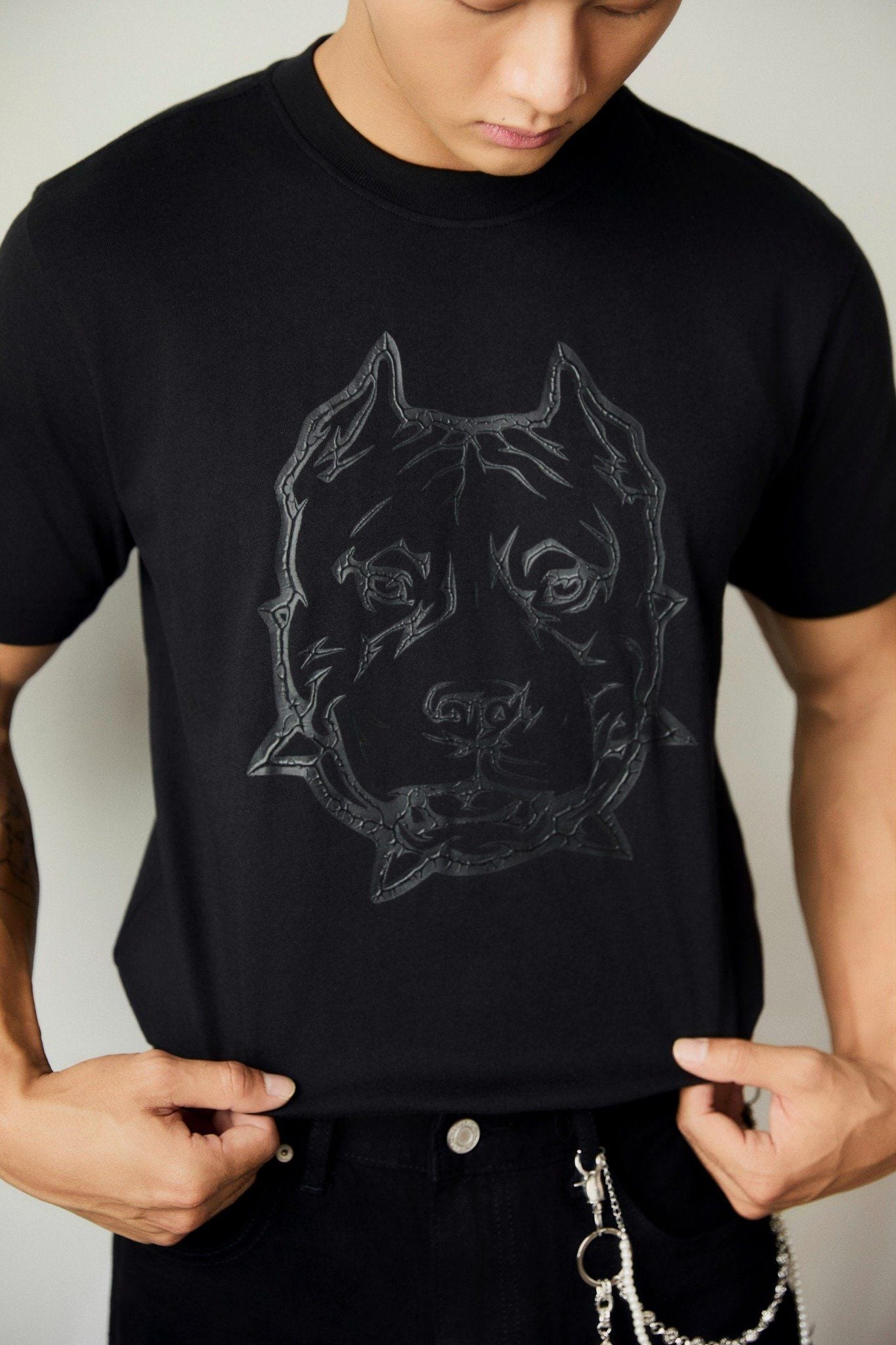  Áo Thun Regular Bullface Black 