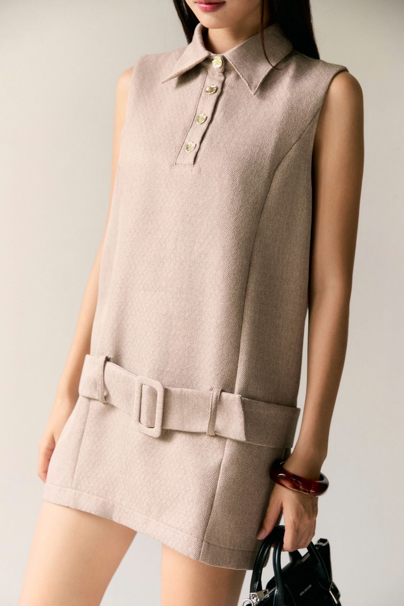 Đầm Ngắn Loose Belt