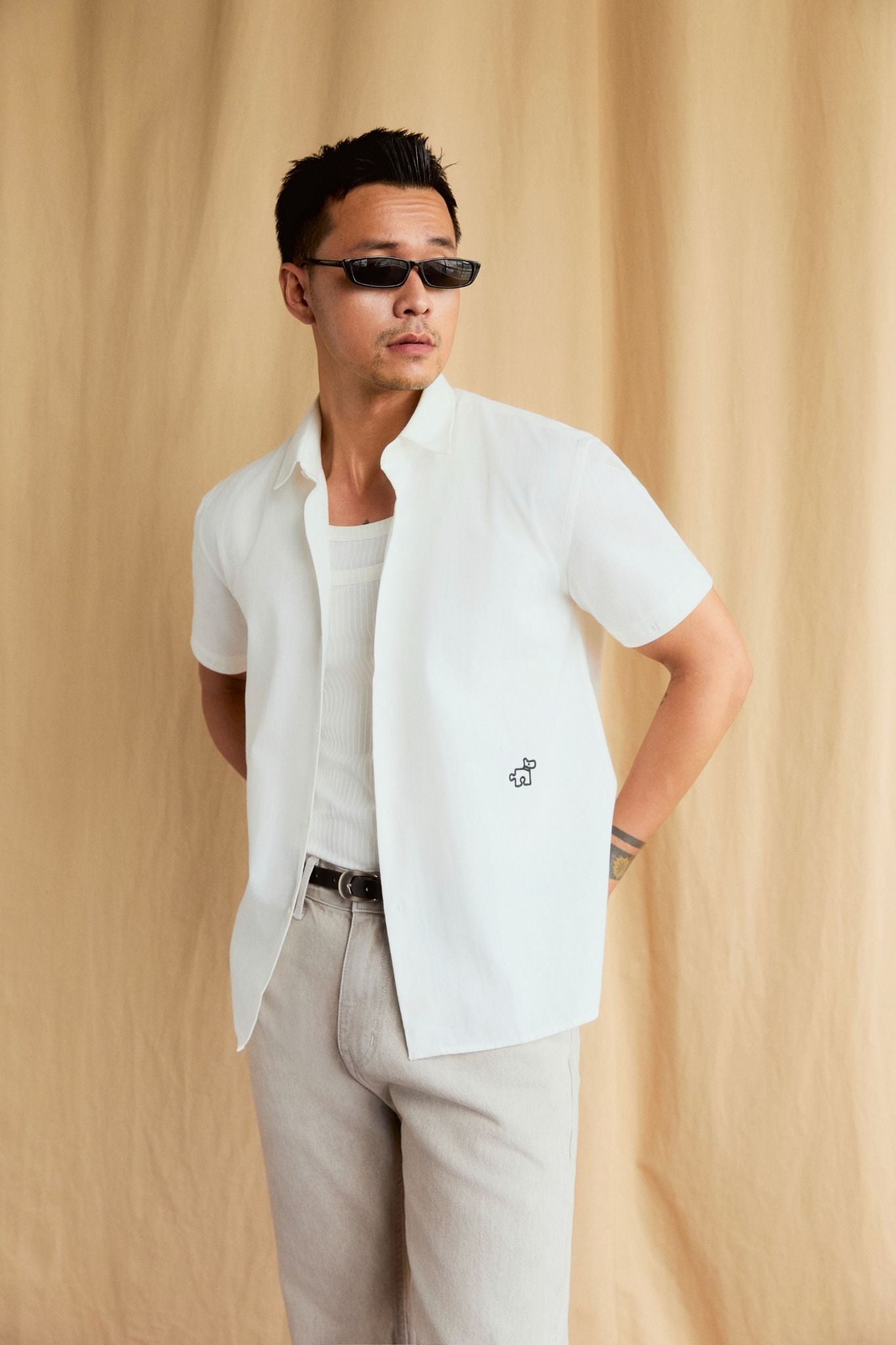 Áo Sơ Mi Multiway Oxford White