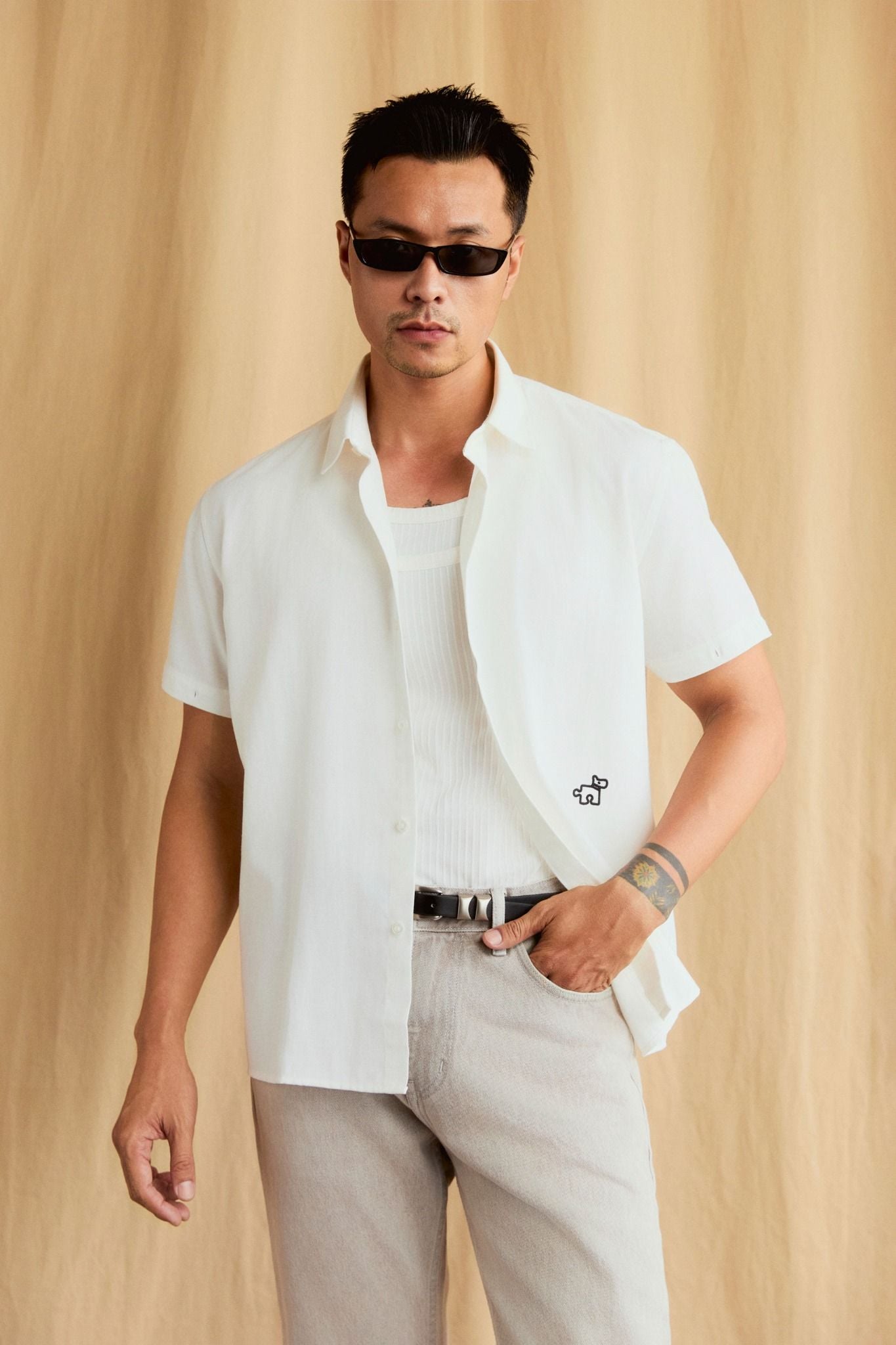 Áo Sơ Mi Multiway Oxford White