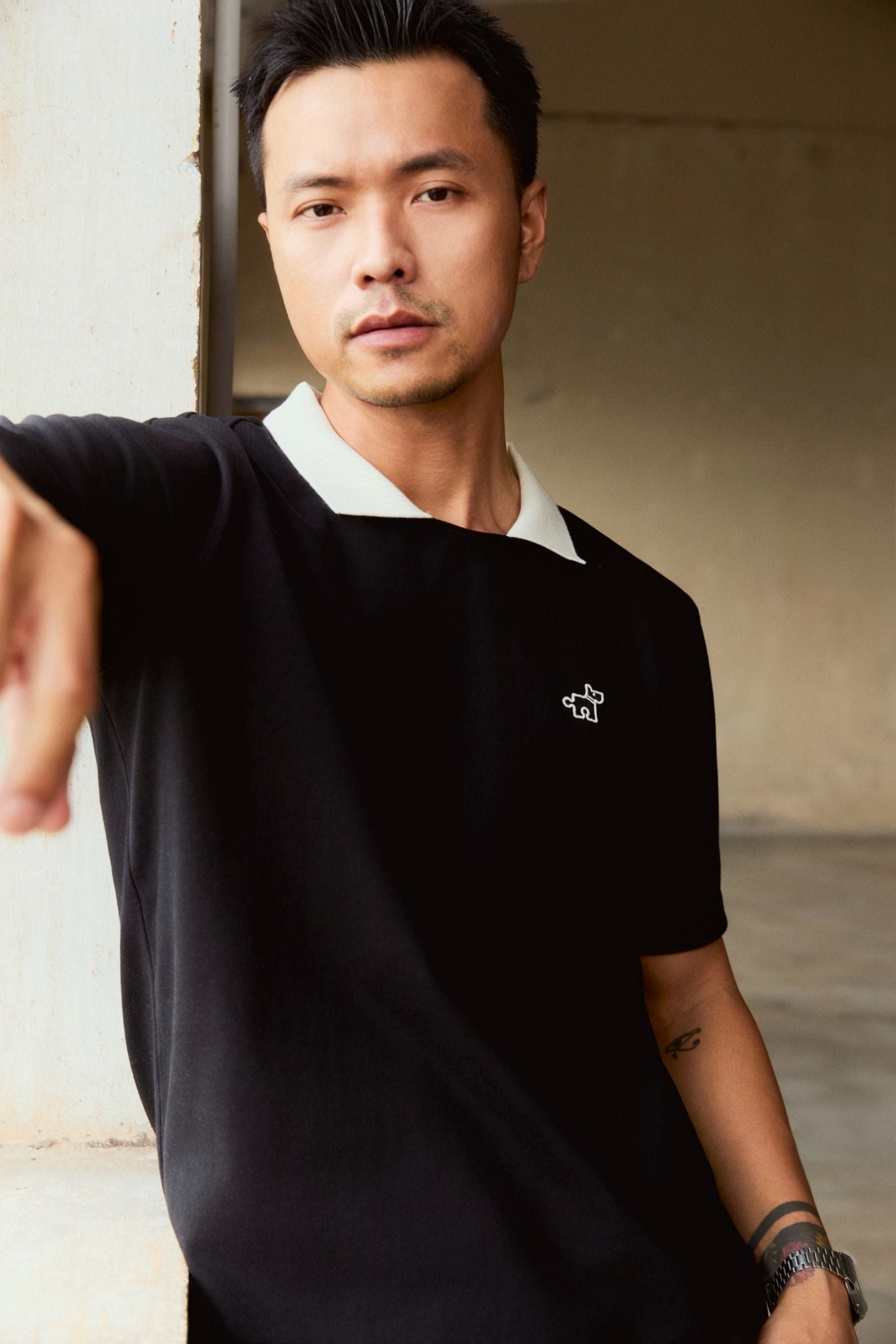 Áo Polo Collar Option Puzzle Label