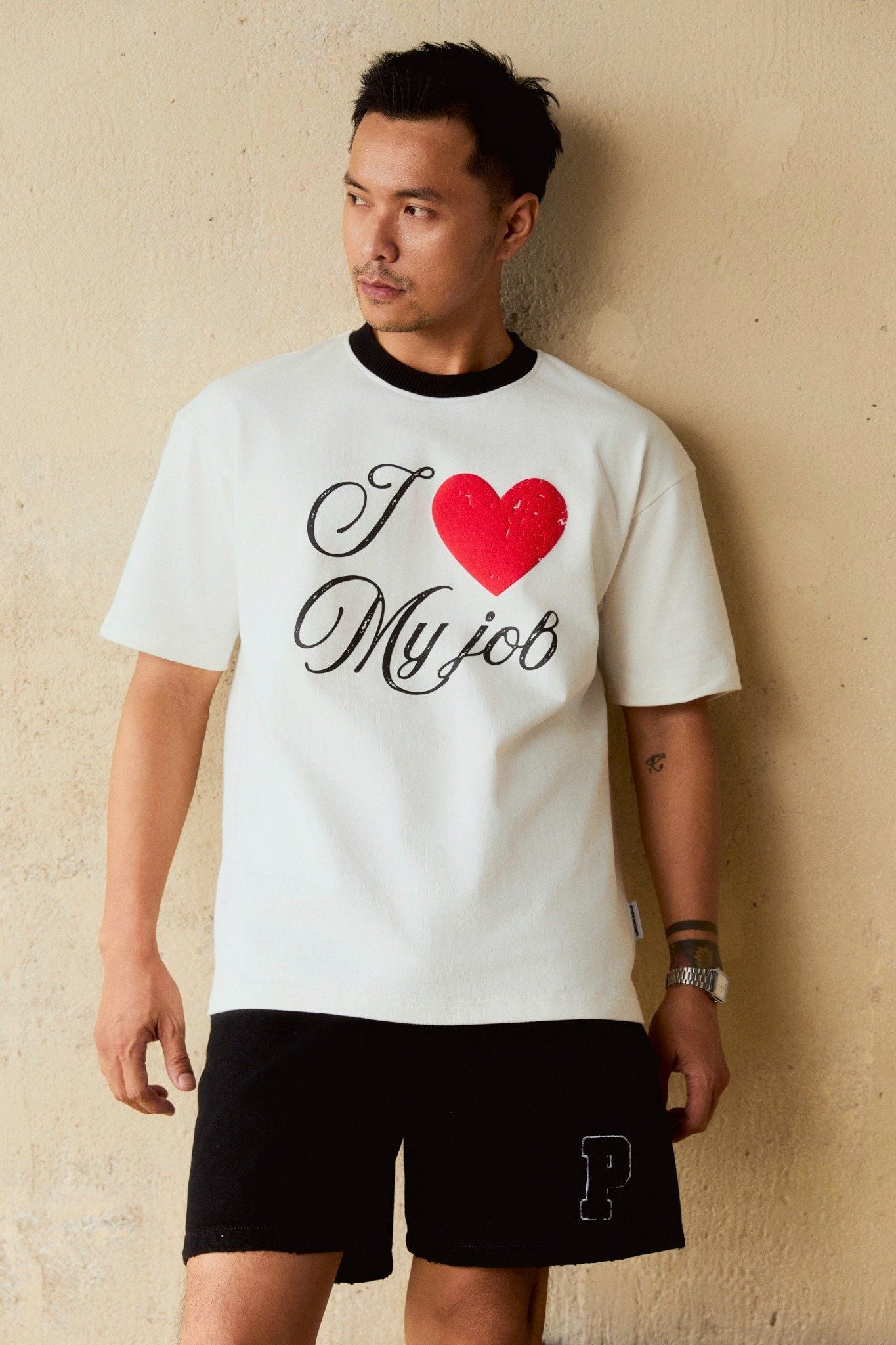 Áo Thun Over I Love My Job 360GSM