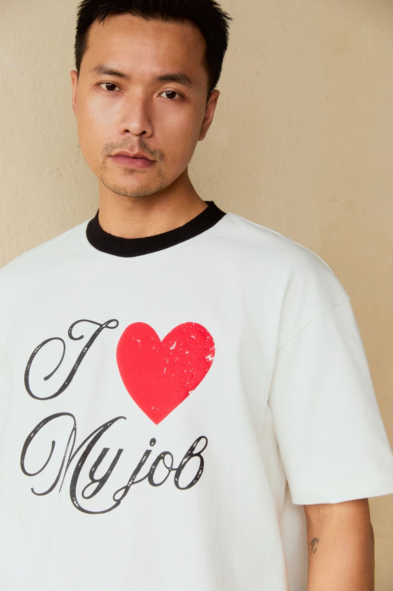 Áo Thun Over I Love My Job 360GSM