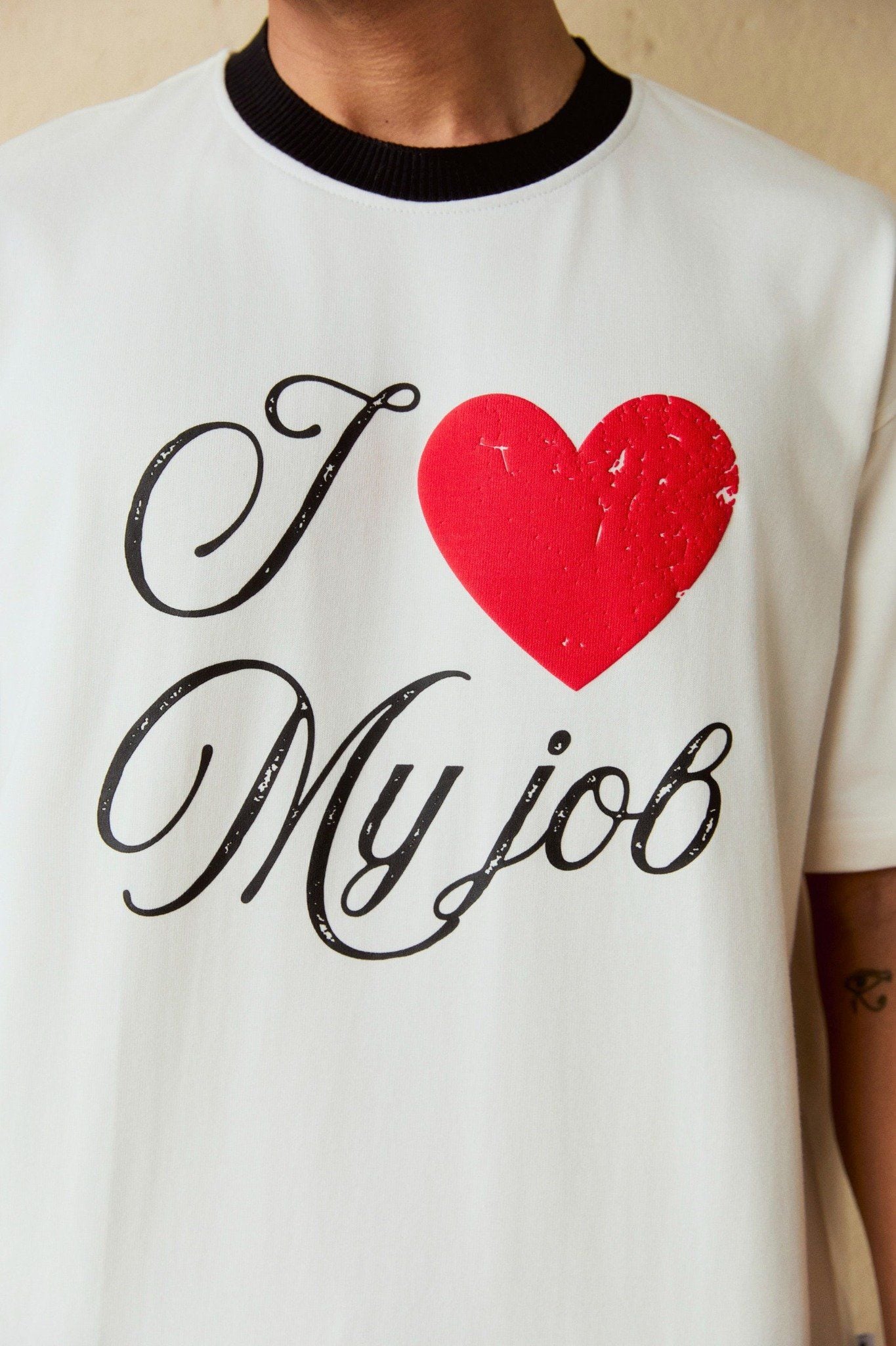 Áo Thun Over I Love My Job 360GSM