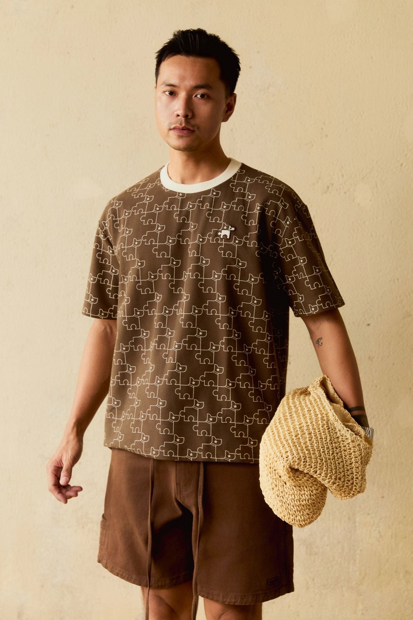  Áo Thun Boxy Puzzle Puppy 