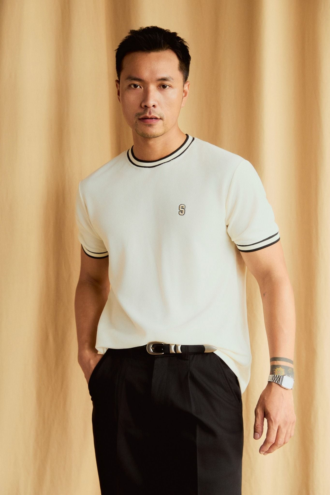 Áo Thun White Logo S Duo