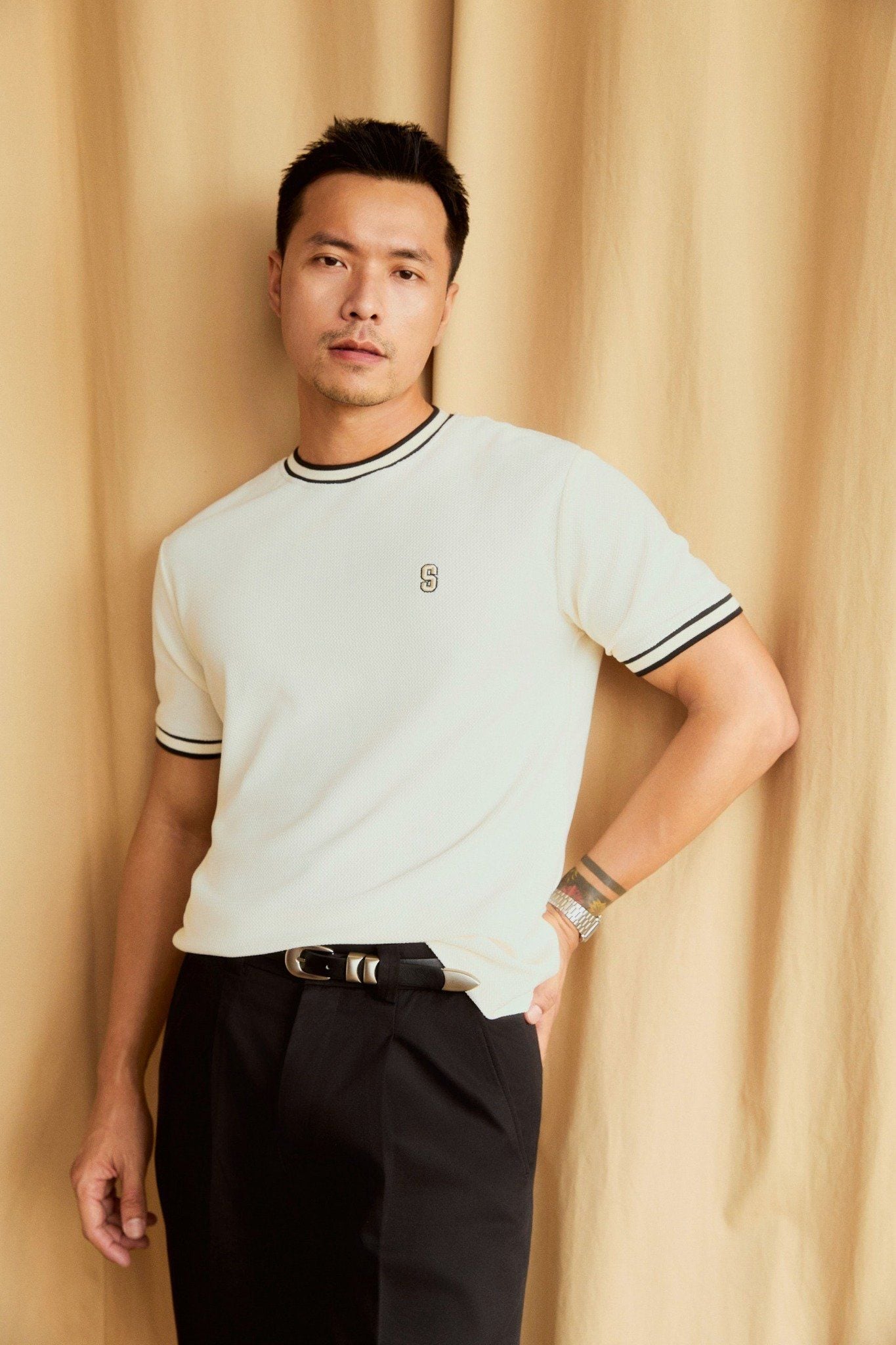 Áo Thun White Logo S Duo