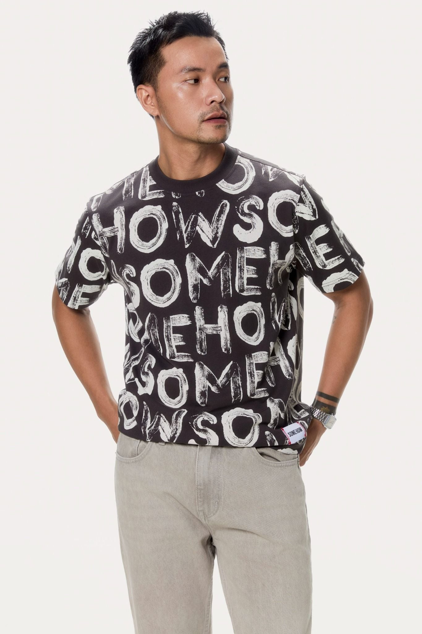  Áo Thun Regular Grand Typo 