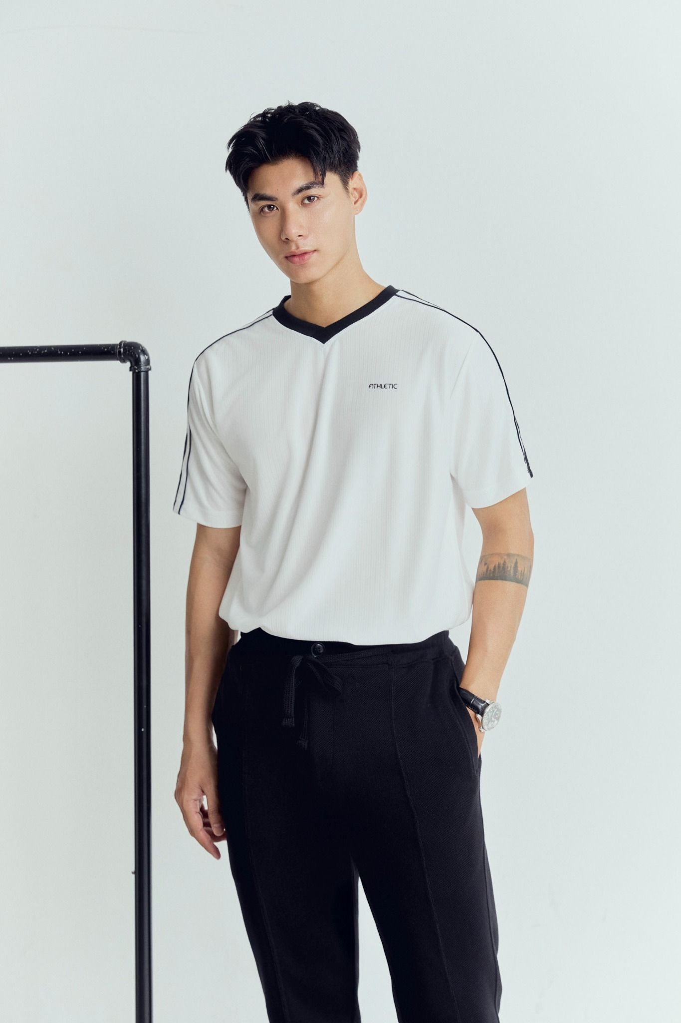 Quần Dài Long Drawstring Pique