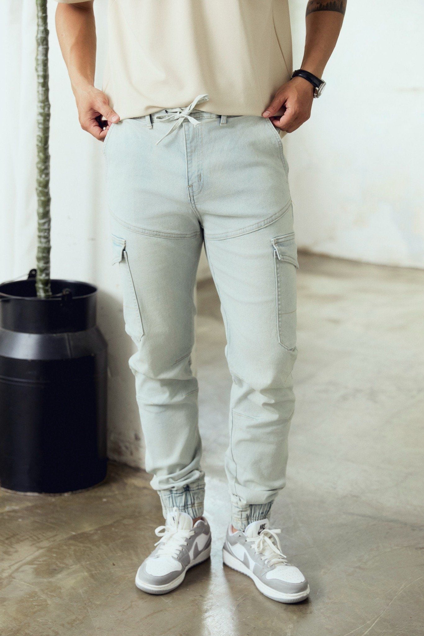 Jogger Jean Cargo Wash
