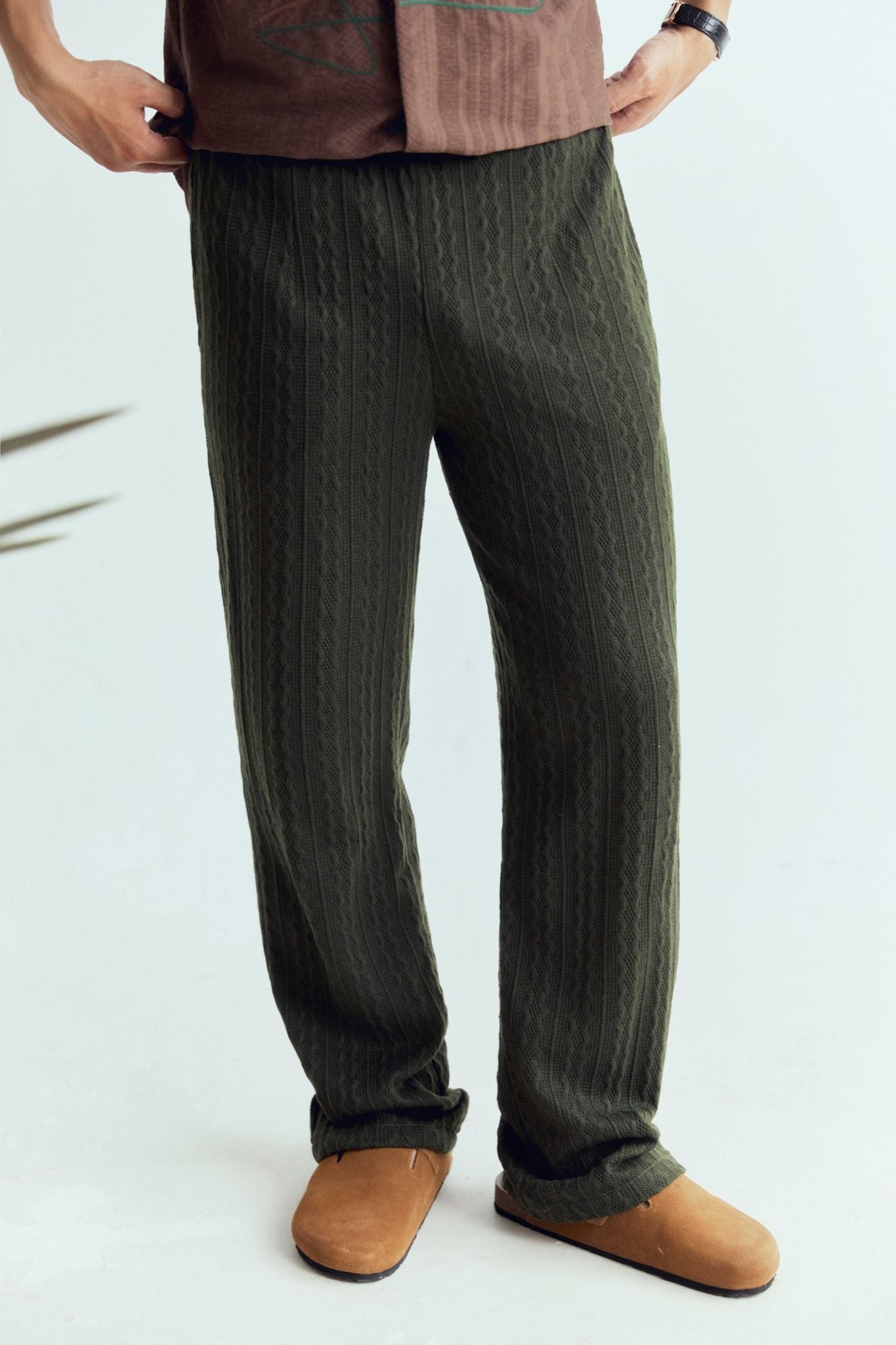 Quần Dài Relaxed Linen Base