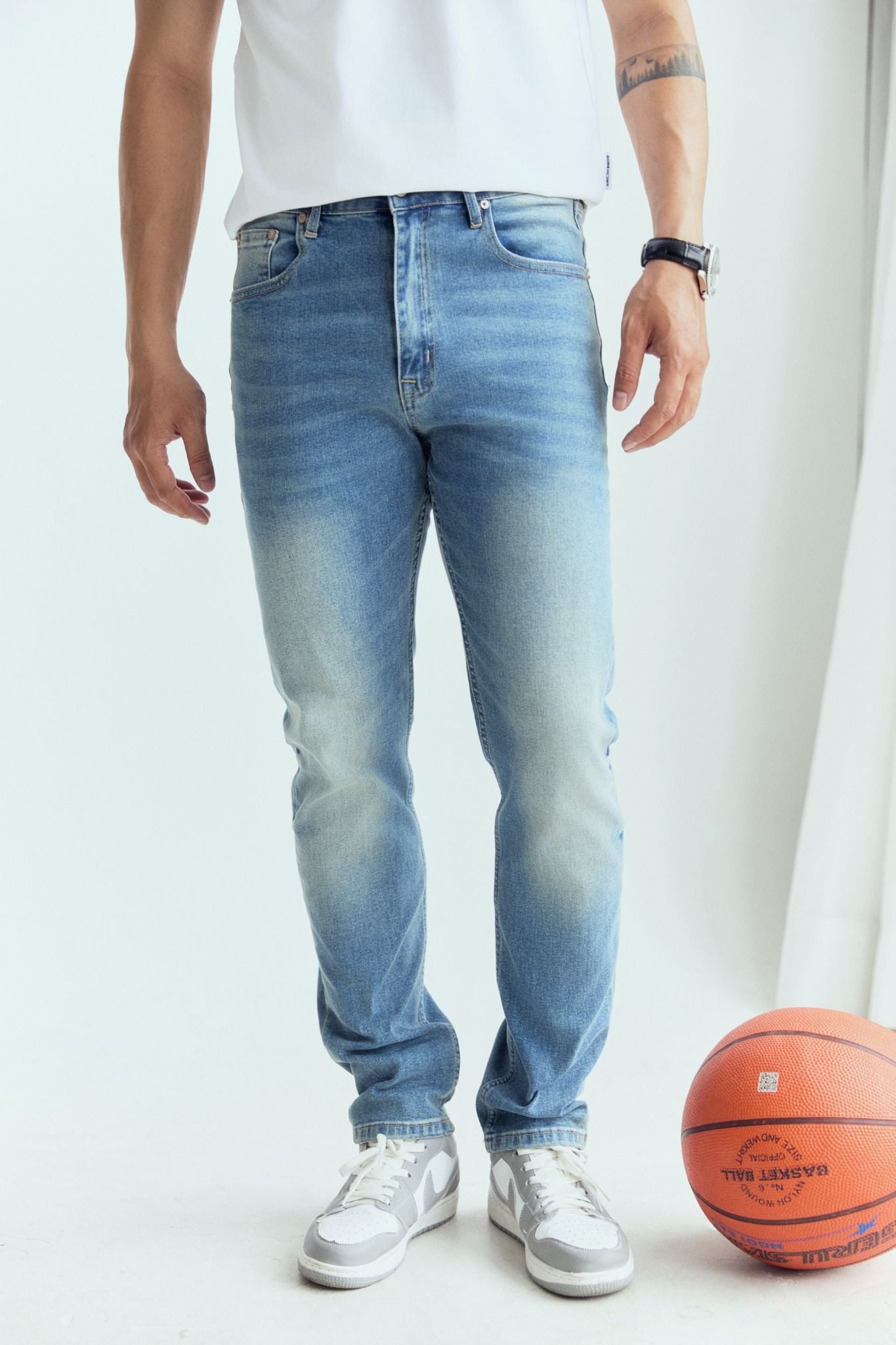 Quần Jean Rayon Slim Wed Typical Blue