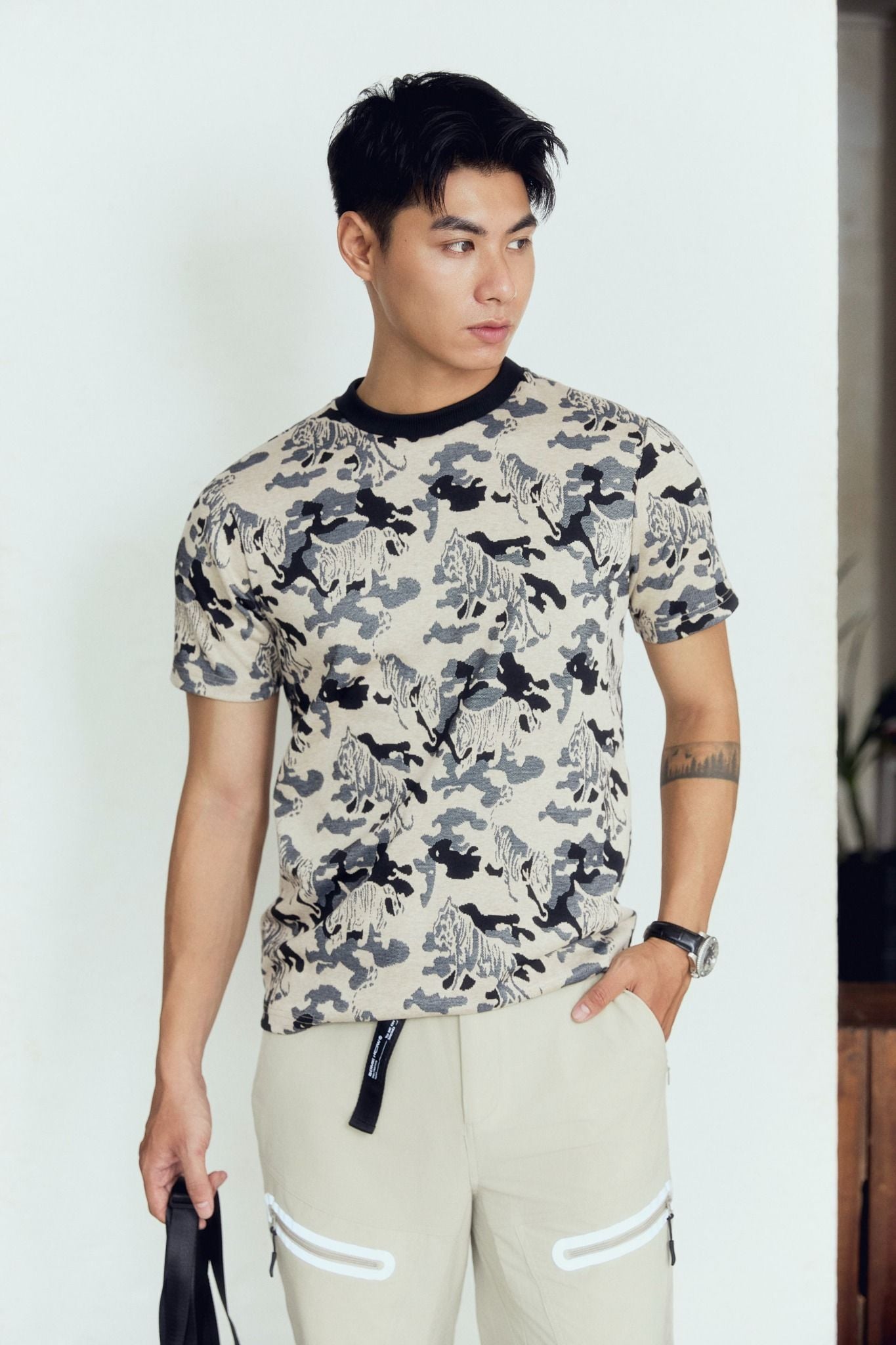 Áo Thun Camouflage Tiger