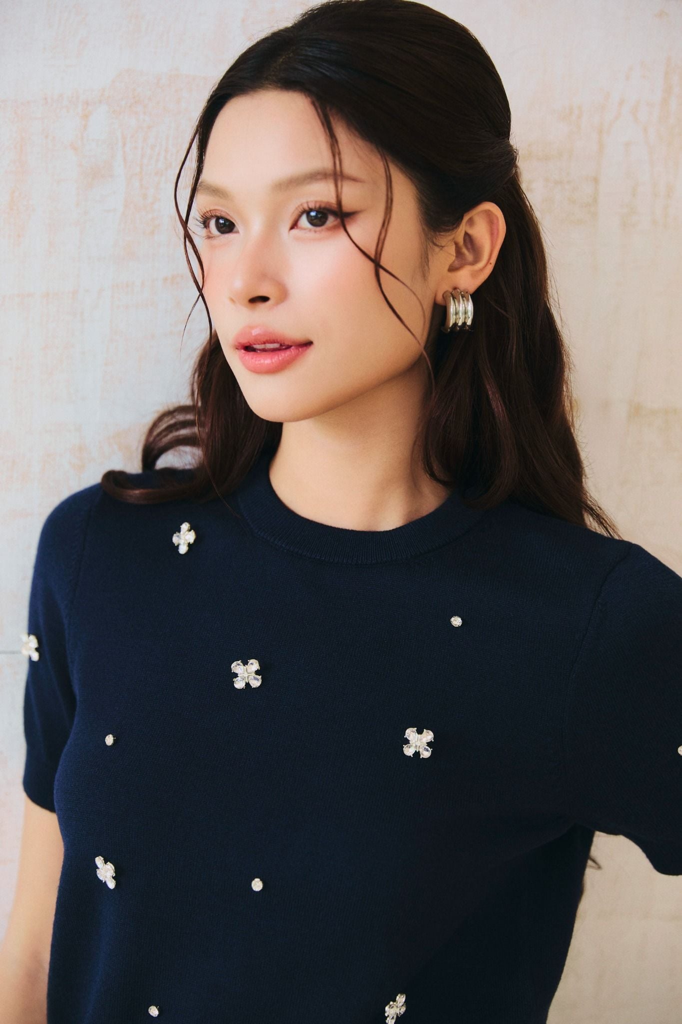 Áo Fine Sparkle Knit