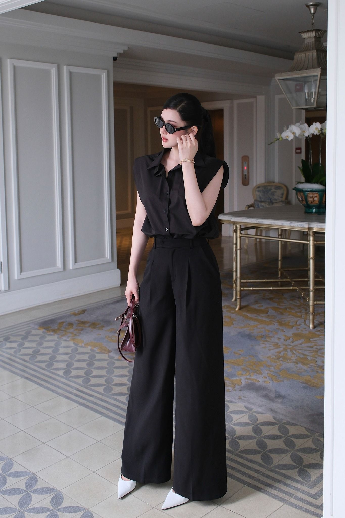 Quần Dài Wide Legs Carolan