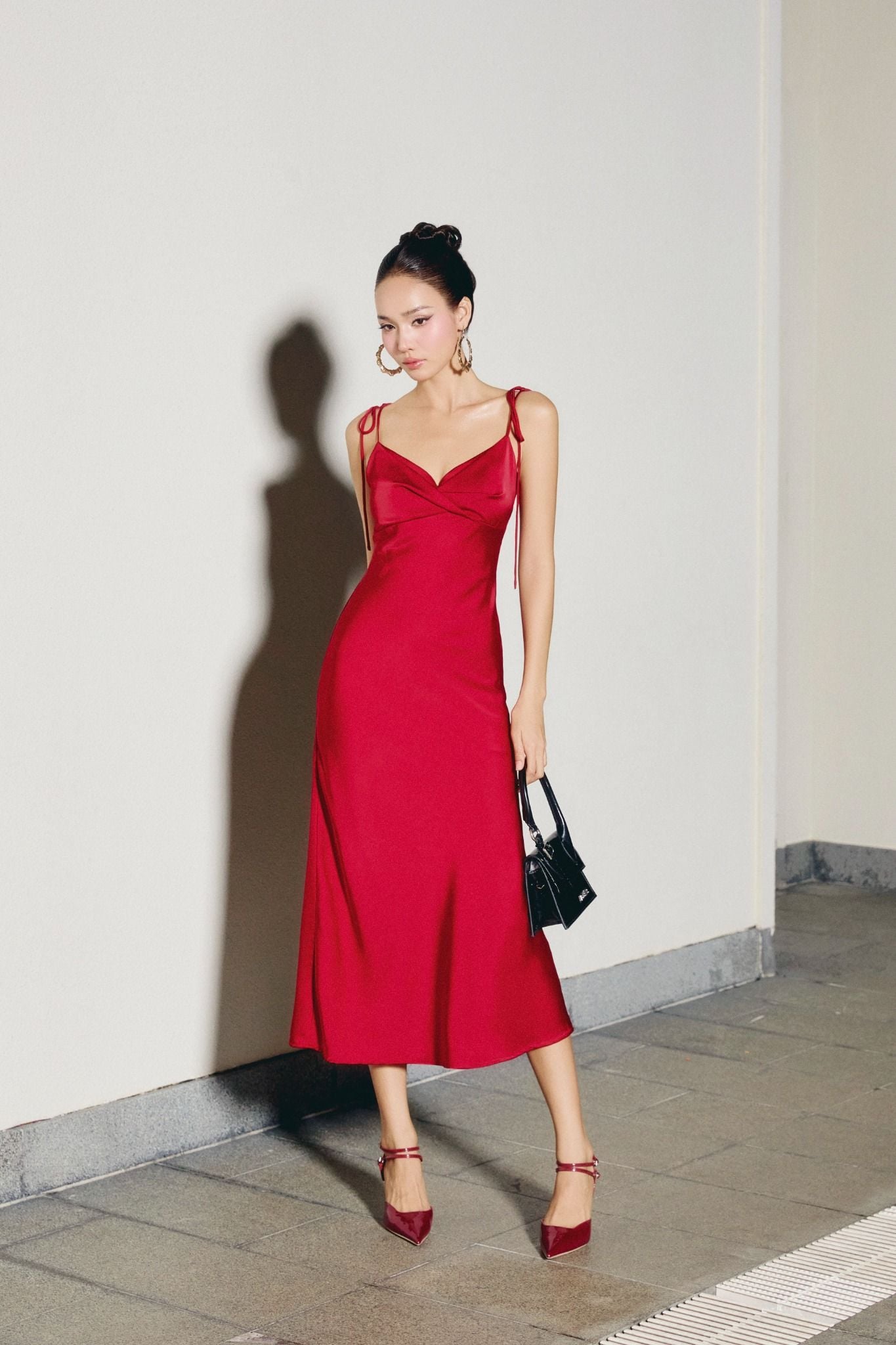  Đầm Dài Silky Midi Elegant 