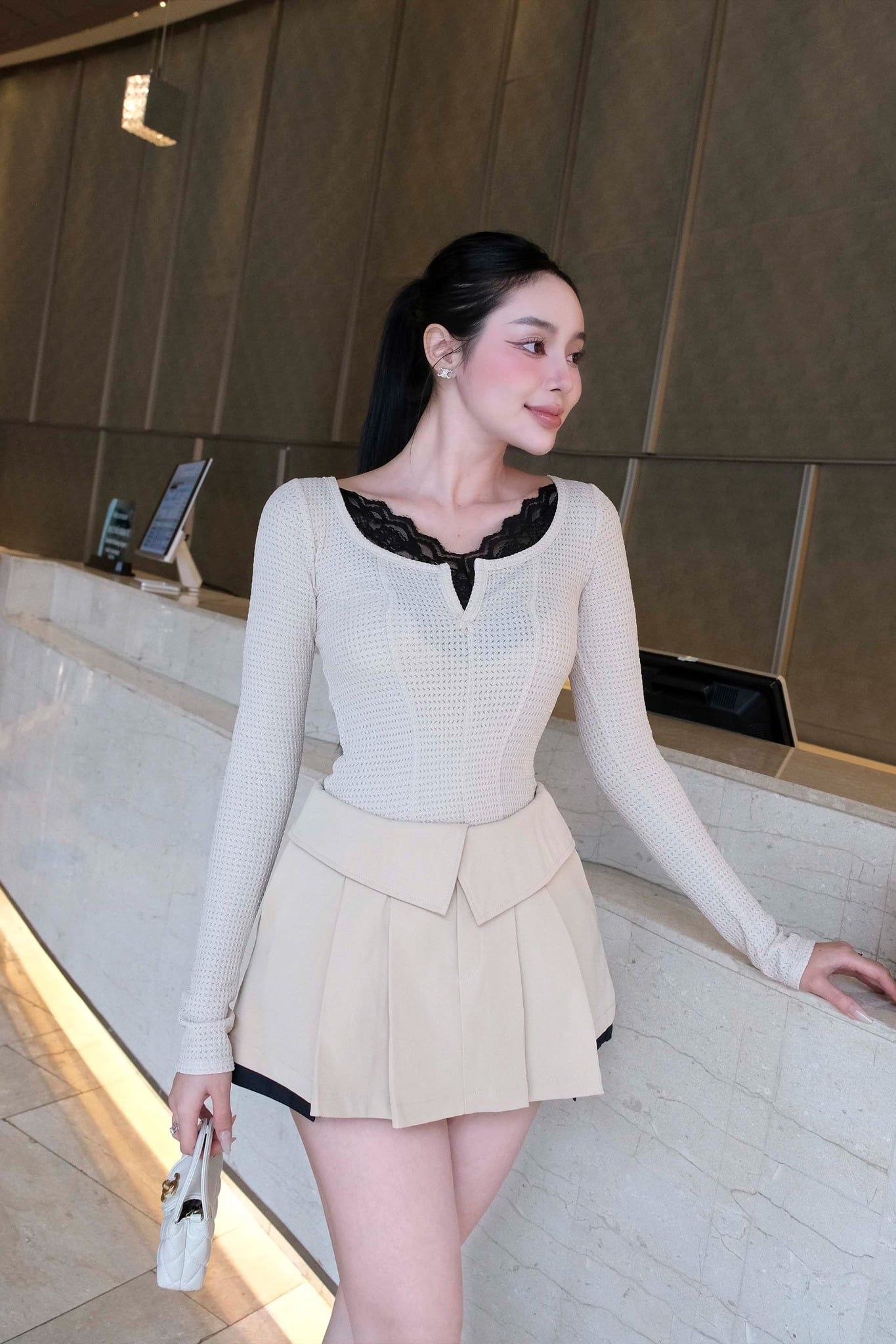 Chân Váy Grand Pleat Hem