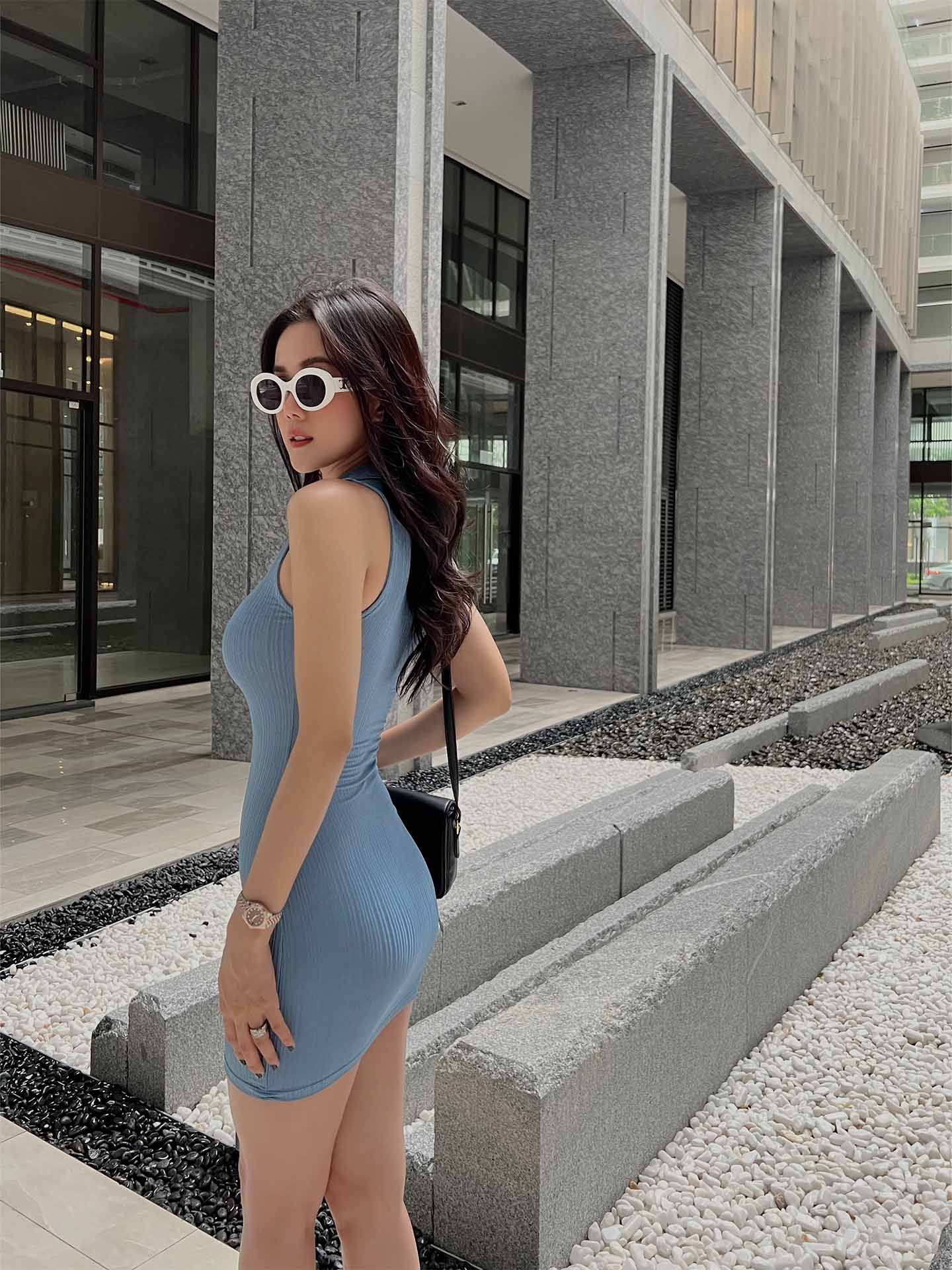 Đầm Ngắn Polo Bodycon