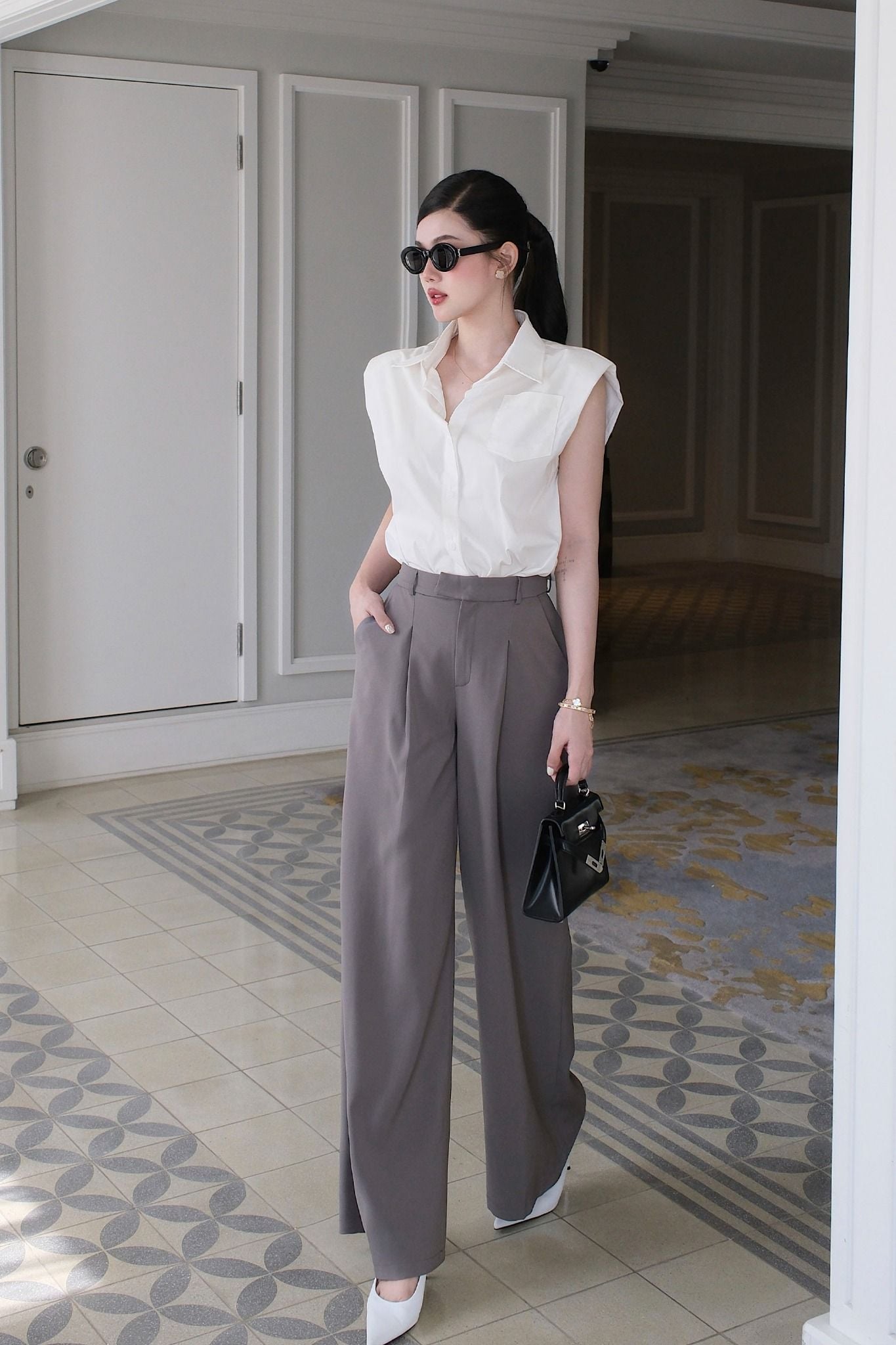 Áo Sơ Mi Sleeveless Loose