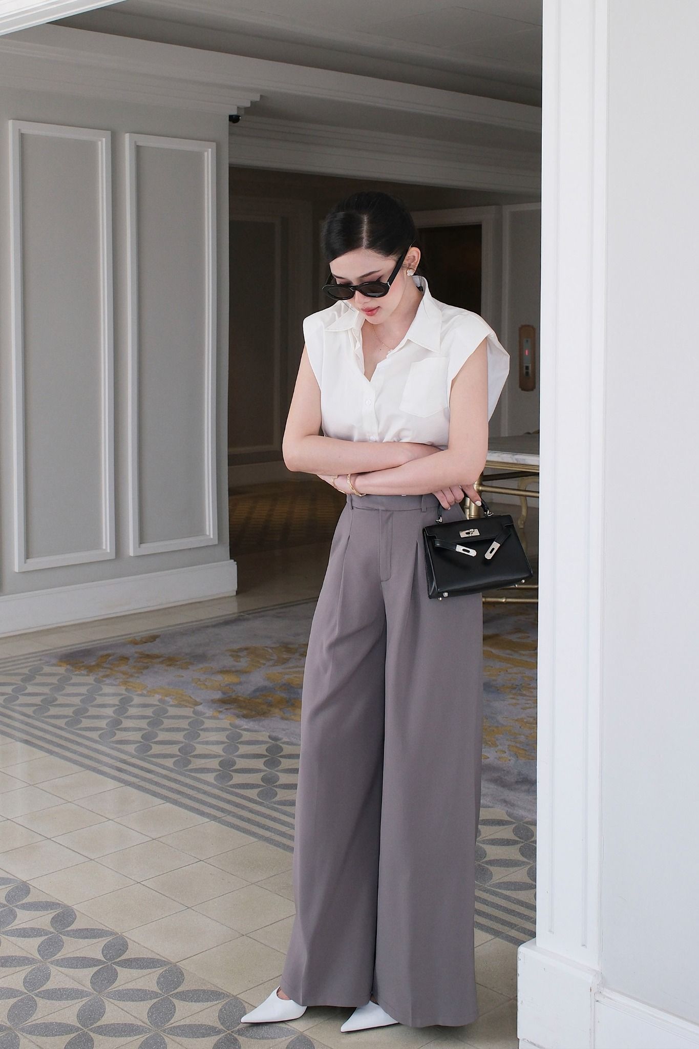 Quần Dài Wide Legs Carolan